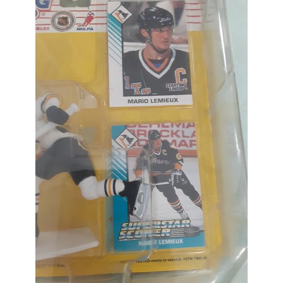 1993 First Year Edition Starting Lineup NHL Mario Lemieux NEW Collectable - Picture 3 of 8